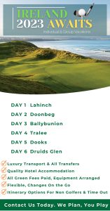 ireland golf tours 2022
